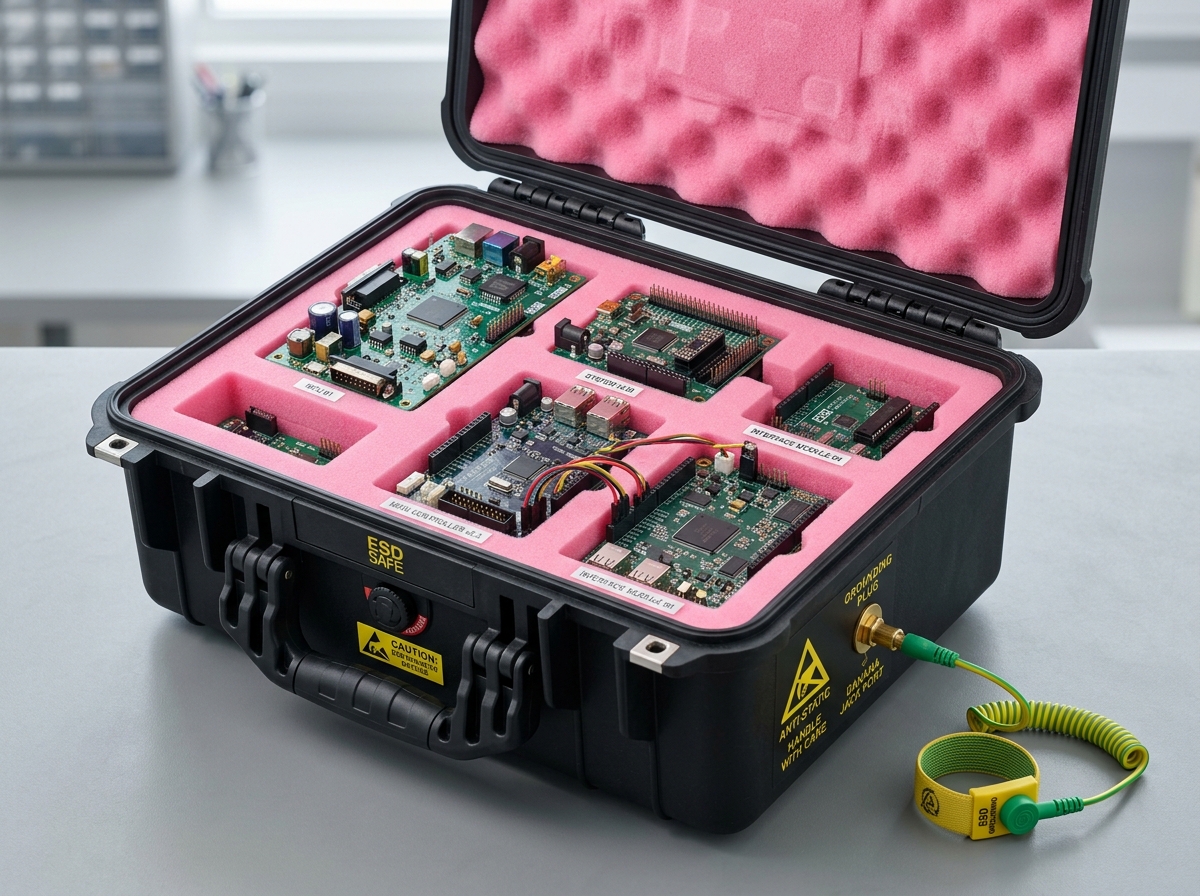 Anti-Static ESD Electronic Board Transport Flight Case
